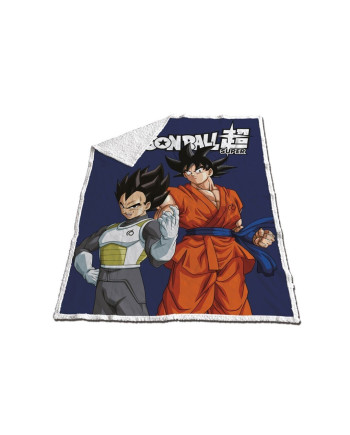 DRAGON BALL SUPER - Sherpa Blanket 120x150cm - Son Goku & Vegeta