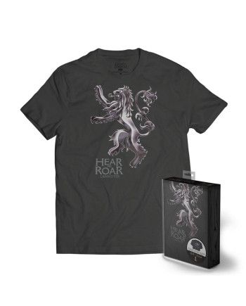 GAME OF THRONES - T-Shirt METTALIC SHIELD - Lannister (S)