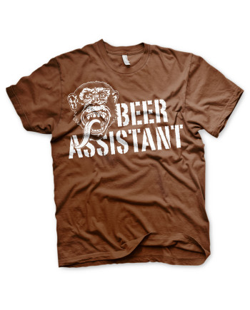 GAS MONKEY - T-Shirt Beer Assistant - Brown (12 Years)