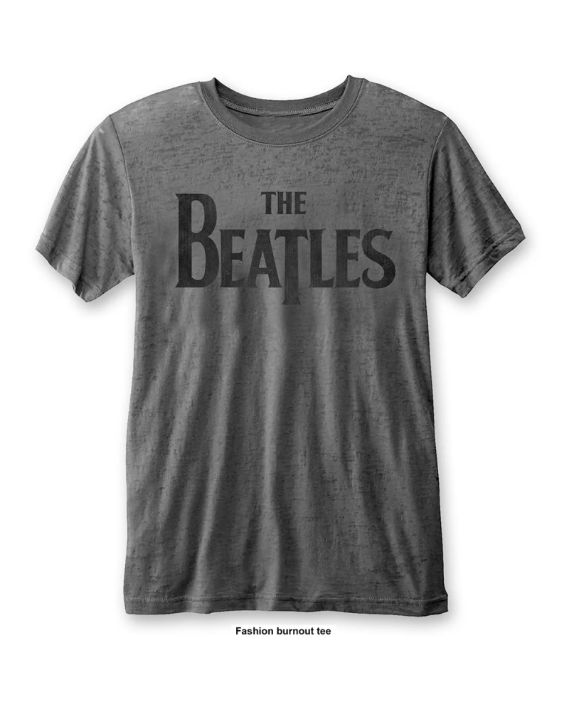 THE BEATLES - T-Shirt BurnOut Col - Drop T Logo - Men (M)