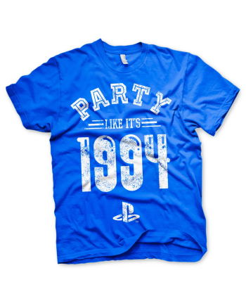 PLAYSTATION - T-Shirt Party Like It's 1994 - BLUE (M)