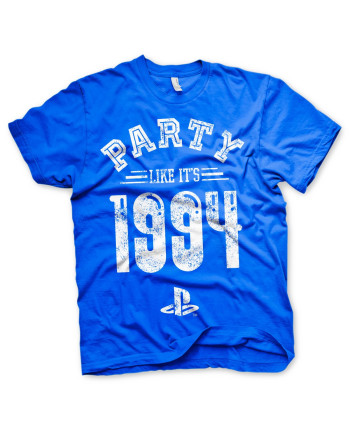 PLAYSTATION - T-Shirt Party Like It's 1994 - BLUE (M)