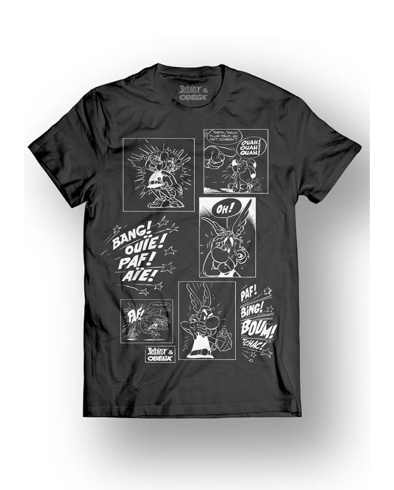 ASTERIX & OBELIX - T-Shirt - Multi Cell - Black (S)