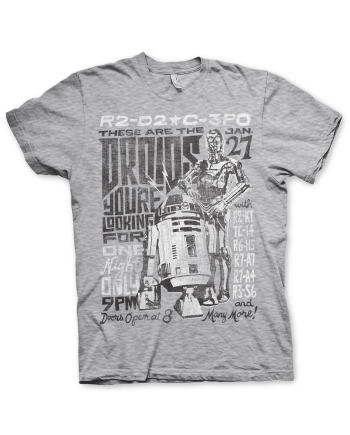 STAR WARS 7 - T-Shirt Droids Night (S)