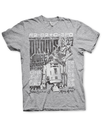 STAR WARS 7 - T-Shirt Droids Night (S)