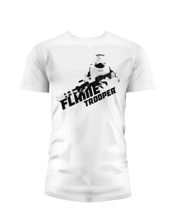 STAR WARS 7 - T-Shirt Flame Trooper - White (XXL)