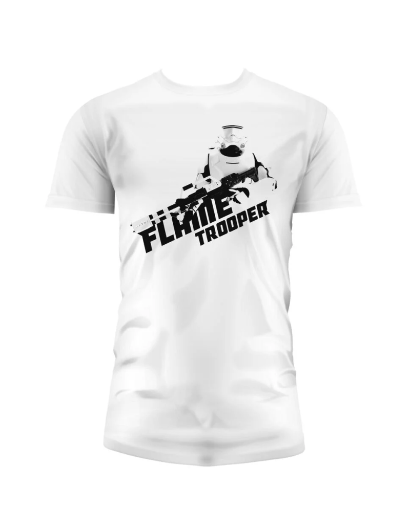 STAR WARS 7 - T-Shirt Flame Trooper - White (L)