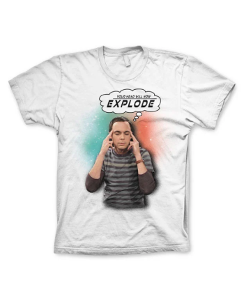 THE BIG BANG - T-Shirt Sheldon Your Head Will Now ... - White (S)