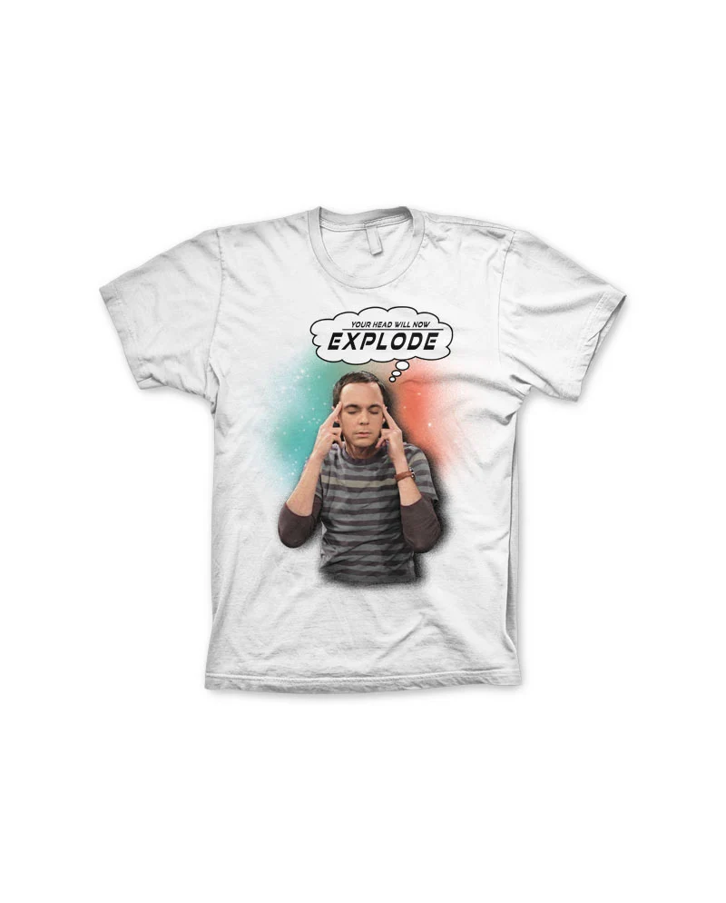 THE BIG BANG - T-Shirt Sheldon Your Head Will Now ... - White (S)