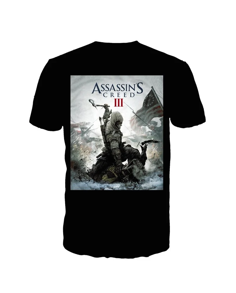 ASSASSIN'S CREED 3 - T-Shirt Black - Game Cover (XL)