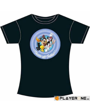 THAT'S ALL FOLKS - T-Shirt Femme (L)