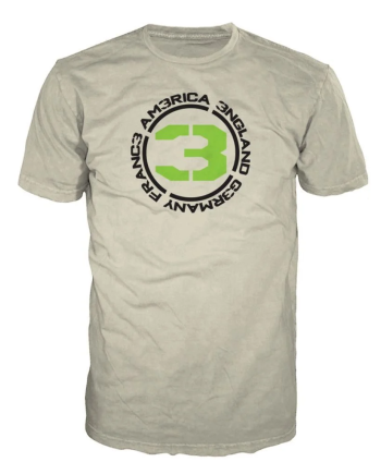 CALL OF DUTY MW3 - T-Shirt Sand - COUNTRIES 3 (S)