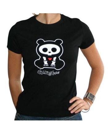 SKELANIMALS - T-Shirt CHUNGKEE Femme Black Basic (XL)