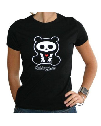 SKELANIMALS - T-Shirt CHUNGKEE Femme Black Basic (XL)
