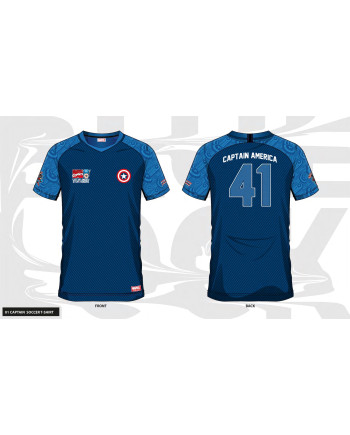 MARVEL - Captain America 41 - Soccer Jersey Men (XXL)