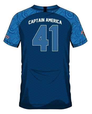 MARVEL - Captain America 41 - Soccer Jersey Men (XXL)