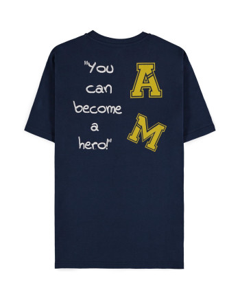 MY HERO ACADEMIA - Navy All Might Quote - Men's T-shirt (XS)