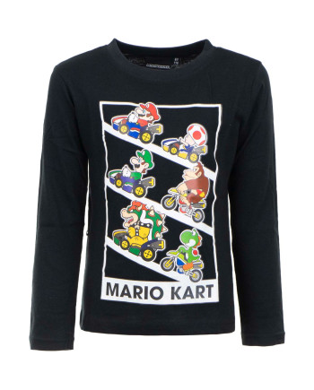 SUPER MARIO - Mario Kart - Kids Long Sleeves T-Shirt - 7 Years