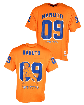 NARUTO - Naruto Uzumaki - T-Shirt Sports US Replica unisex (L)