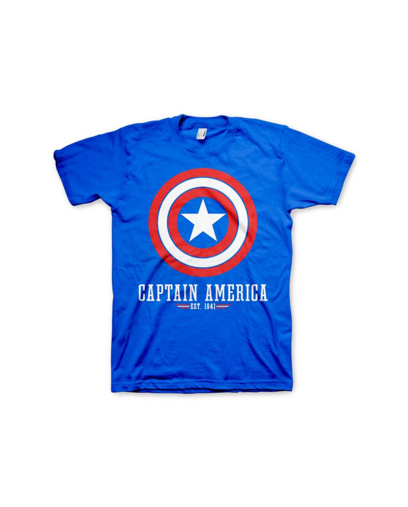 CAPTAIN AMERICA - Blue - T-Shirt (L)