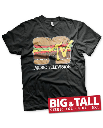 MTV - T-Shirt Big & Tall - Hamburger (5XL)