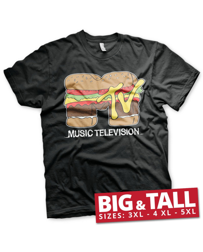 MTV - T-Shirt Big & Tall - Hamburger (5XL)