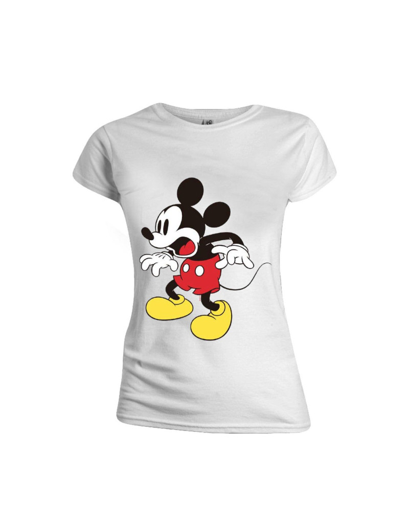 DISNEY - T-Shirt - Mickey Mouse Shocking Face - GIRL (M)
