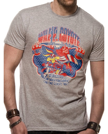 LOONEY TUNES - T-Shirt IN A TUBE- Wile E Coyote (L)