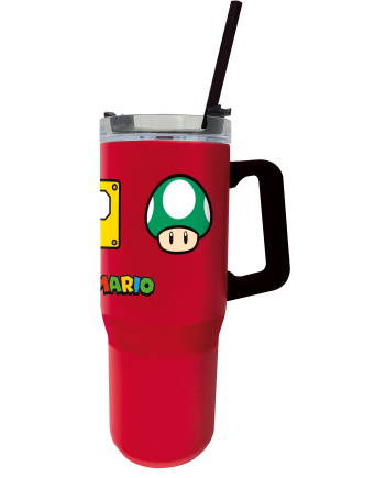 SUPER MARIO - XXL Rambler Mug - Size 39Oz