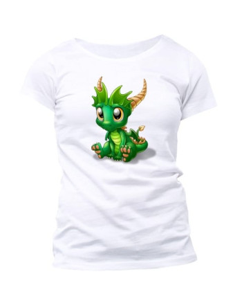 BABY DRAGON - T-Shirt Organic Cotton - Emeraude (XXS)