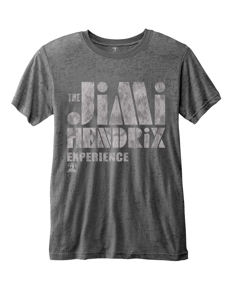 JIMI HENDRIX - T-Shirt BurnOut - Stencil Logo Vintage (XXL)