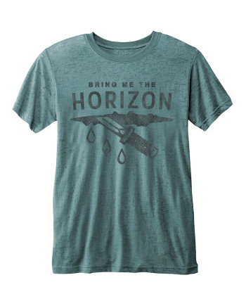 BRING ME THE HORIZON - T-Shirt - Wound - Turquoise - Men (S)