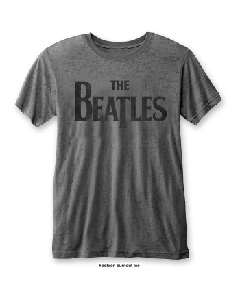 THE BEATLES - T-Shirt BurnOut Col - Drop T Logo - Men (XL)