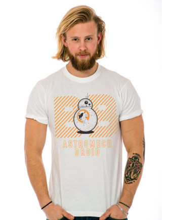 STAR WARS 7 - T-Shirt Astromech Droid White (L)