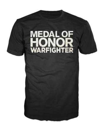 MEDAL OF HONOR WARFIGHTER  - T-Shirt Black - LOGO (S)
