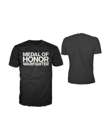 MEDAL OF HONOR WARFIGHTER  - T-Shirt Black - LOGO (S)
