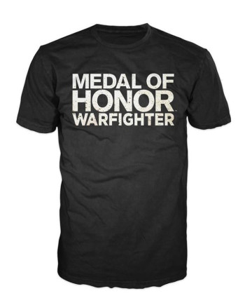 MEDAL OF HONOR WARFIGHTER  - T-Shirt Black - LOGO (S)