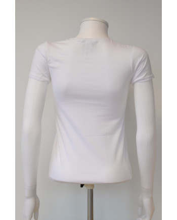 SKELANIMALS - T-Shirt VALENTIN Femme White Basic (L)