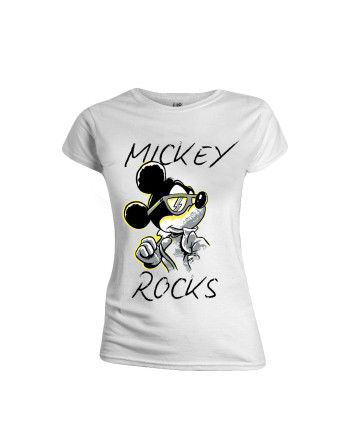 DISNEY - T-Shirt - Mickey Mouse Rock '90 - GIRL (S)