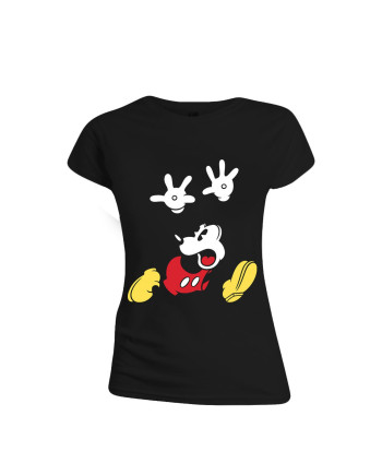 DISNEY - T-Shirt - Mickey Mouse Panic Face - GIRL (M)