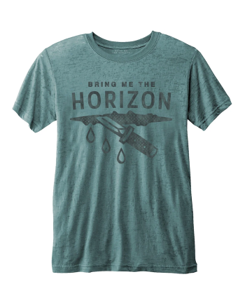 BRING ME THE HORIZON - T-Shirt - Wound - Turquoise - Men (L)