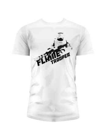 STAR WARS 7 - T-Shirt Flame Trooper - White (S)