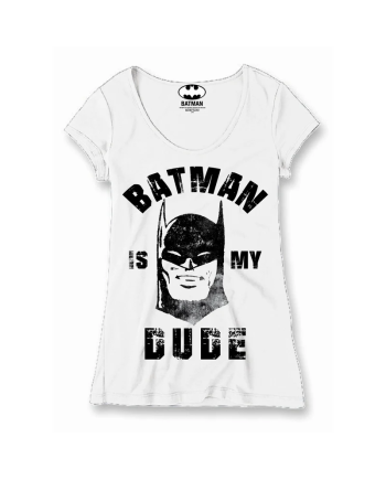 BATMAN - T-Shirt Batman is My Dude - GIRL (M)