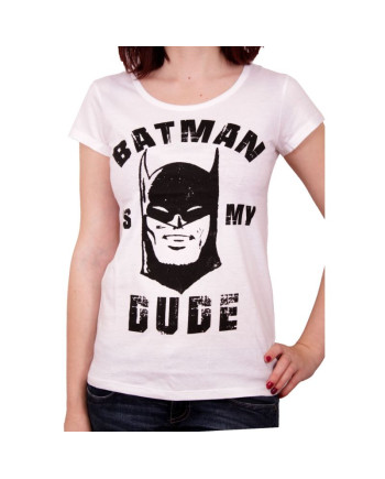 BATMAN - T-Shirt Batman is My Dude - GIRL (M)