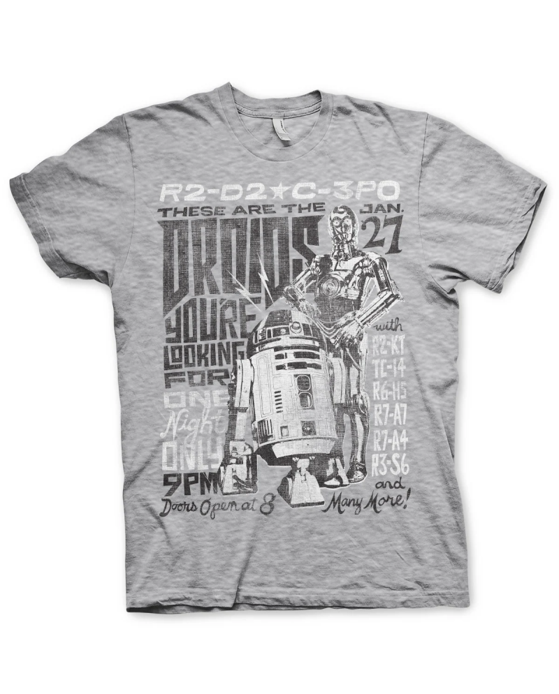 STAR WARS 7 - T-Shirt Droids Night (XL)