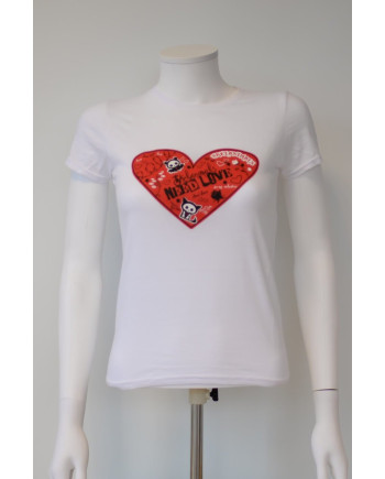SKELANIMALS - T-Shirt VALENTIN Femme White Basic (XL)