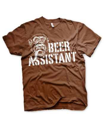 GAS MONKEY - T-Shirt Beer Assistant - Brown (10 Years)