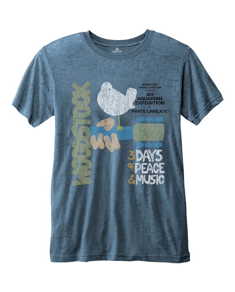 WOODSTOCK - T-Shirt RWC - Classic Vintage Poster (S)