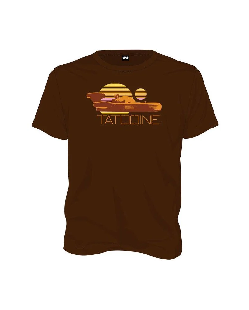 STAR WARS - T-Shirt Tatooine - Brown (L)