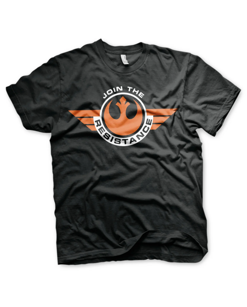 STAR WARS 7 - T-Shirt Join The Resistance Black (S)